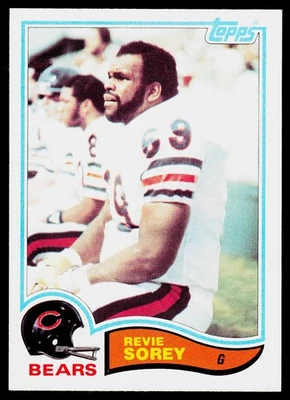 Revie Sorey, 1982 Topps, #304, Chicago Bears, - Image 1 of 2
