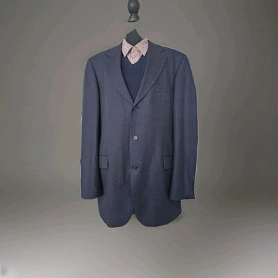 Hugo Boss Blazer Abrigo Deportivo 46 Alto Azul Marino Rossellini Película 110s Lana Alemania Foto 1 de 4