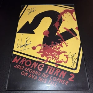 Wrong Turn 2 signiert 3x Horror Poster Lynch Henry Rollins Erica Leerhsen 12x18 - Bild 1 von 1