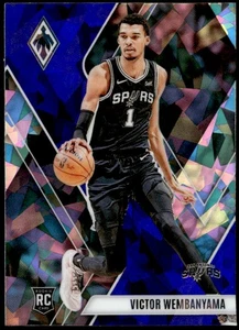 2023-24 Panini Phoenix #256 Victor Wembanyama Phoenix Blue Ice Rookie E1 - Bild 1 von 2