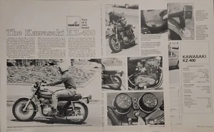 1974 Kawasaki KZ400 4 Stck. Motorrad Test Artikel - Bild 1 von 1