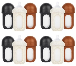 Boon Nursh, Silicone Pouch Bottle, Medium, 3 Months +, 8 oz (236 ml) 12 Bottles - Picture 1 of 15