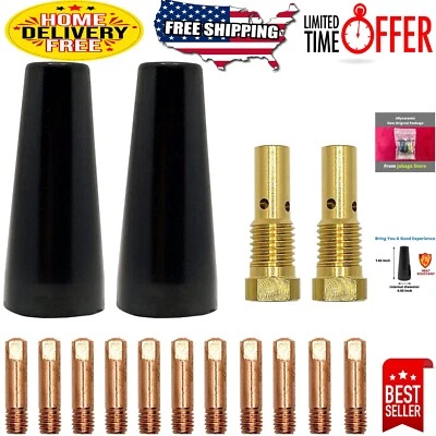 14件装无气焊接喷嘴套装0.035英寸世纪头,林肯,福尼 — 第 1/4 张图片