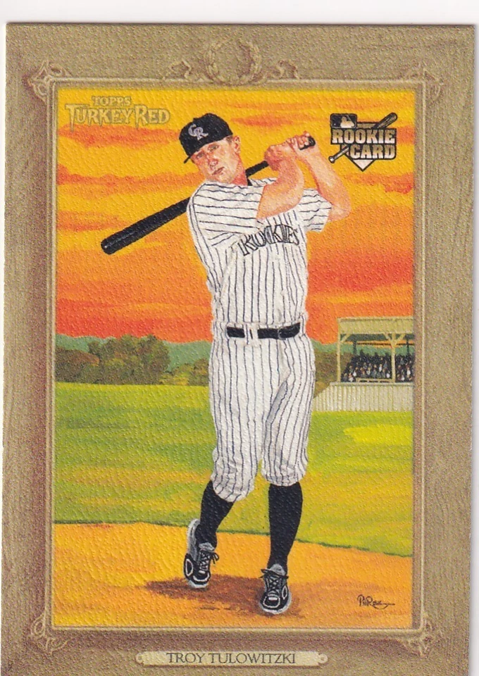 2007 TOPPS TURKEY RED RC TROY TULOWITZKI COLORADO ROCKIES ROOKIE BZ-2546 - Image 1 of 1