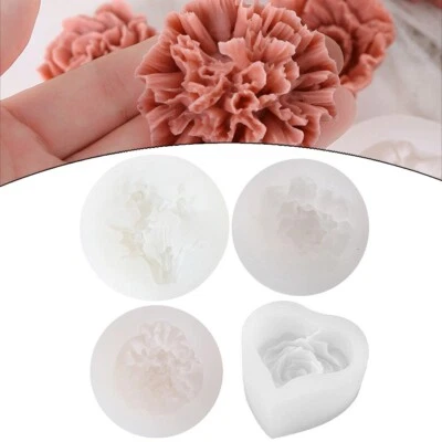 Aromatherapie Kerze Kreation mit flexibler Blume f??r Formen 2er Set - Bild 1 von 4