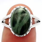 Natural Picasso Jasper 925 Sterling Silver Ring s.8 Jewelry R-1074