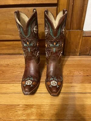 TONY LAMA ~ Botas occidentales para mujer - CINNAMON KHLOE # VF6010, talla 7B Foto 1 de 4