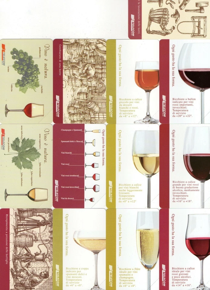 ITALY - SERIE VINI E CONVEGNI VERONAFIL EUROPA CARD SHOW - 13 SCHEDE - NUOVE - Imagen 1 de 1