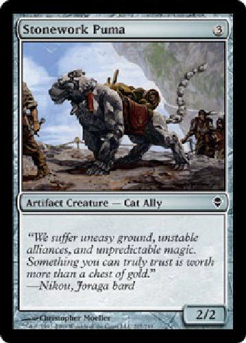 STONEWORK PUMA FOIL Zendikar MTG Magic the Gathering Cards DJMagic - Image 1 of 1