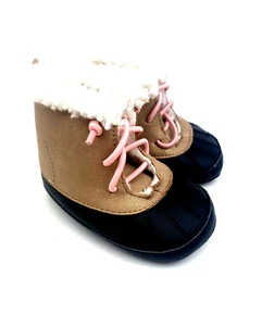 Baby Boots Shoes Size 3/6m Carter's Girls Children Kids Footwear Infant Winter - Picture 1 of 6