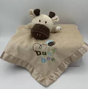 Peluche Circo marrón claro vaca abeja ocupada bebé adorable animal de peluche adorable 13" - Imagen 1 de 10