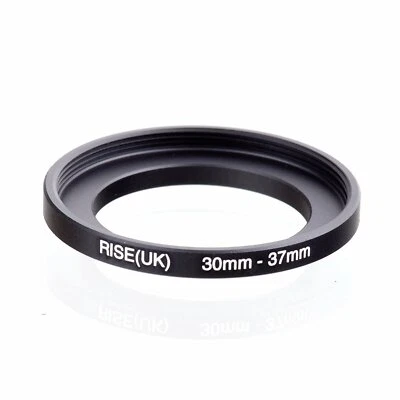 RISE 30mm-37mm 30-37 mm 30 to 37 Step Up Ring Filter Adapter black - Image 1 of 4