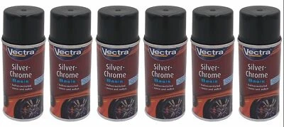 6x Vectra® Silver Chrome Basis Spezial Grundierung 150ml Haftgrund Spray Primer - Bild 1 von 2