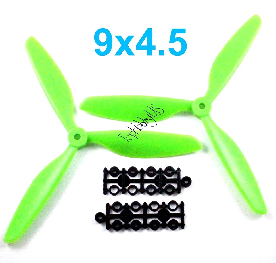 2Pairs (4PCS) 9045 (9x4.5) CW CCW QuadRotor QuadCopter 3-Blade Propeller US SHIP - Image 1 of 1