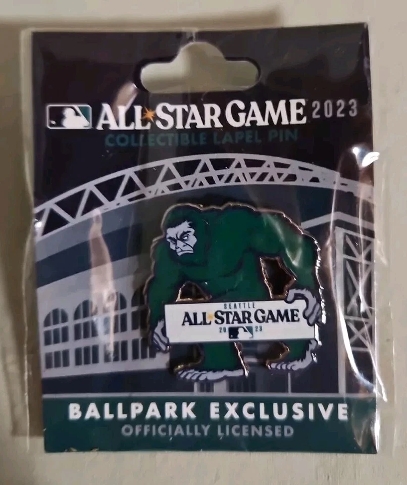 2023 All-Star Game Ballpark Exclusive! Seattle Sasquatch Bigfoot ASG Lapel Pin - Image 1 of 1