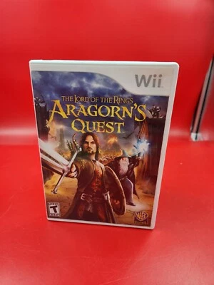 Lord of the Rings: Aragorn's Quest - Nintendo Wii - Complete w/ Manual - Tested Foto 1 de 2