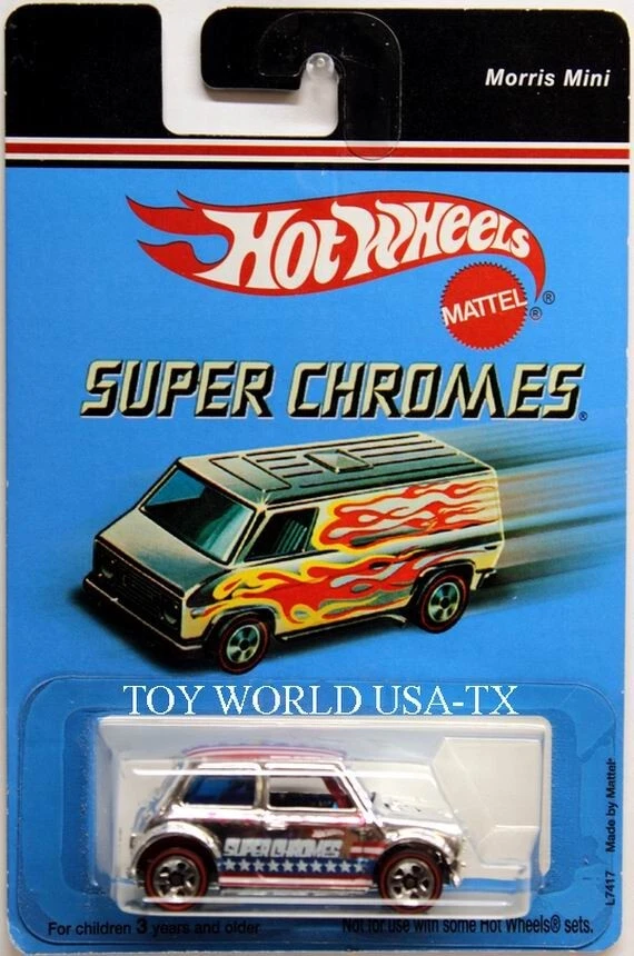 2007 Hot Wheels Super Chromes Morris Mini - Image 1 of 1