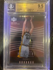 2004-05 Upper Deck Trilogy crystal #135 John Edwards Graded 9.5