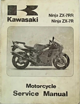 MANUAL DE SERVICIO ORIGINAL KAWASAKI Ninja ZX-7RR ZX-7R 1996 ZX750 Foto 1 de 4