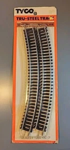 TYCO TRU-STEEL 18" RADIUS CURVED TRACK 4 PACK #418 Package Open - Picture 1 of 6