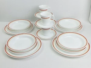 Vintage 20pc Corning Corelle Cinnamon Chestnut Dinnerware Set 4 Place Sets RARE - Picture 1 of 9