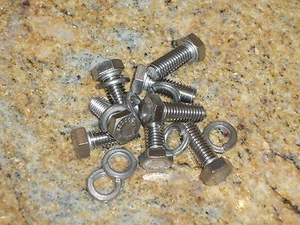 Ford flathead 1937-48 stainless steel water pump bolt & washer set hardware 59A - Picture 1 of 2