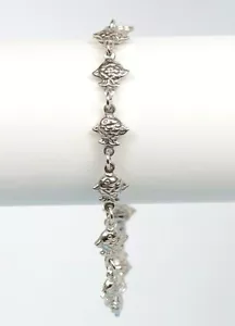 Hermoso brazalete dije bebé pez italiano de plata esterlina 925 - Imagen 1 de 3