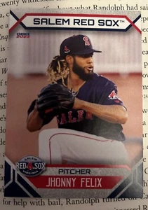 2023 Salem Red Sox Jhonny Felix RC Rookie Boston Minor League DR - Picture 1 of 1