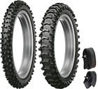 Dunlop Geomax Mx12 Sand/Mud 80/100-21 & 100/90-19 Dirt Tire Set +Tubes Honda