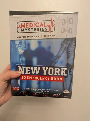 Medical Mysteries New York Emergency Room Board Game Student Doctor Nurse  - Image 1 of 4