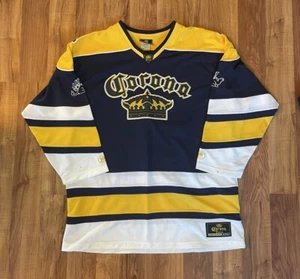 Corona Extra Bier Hockey Trikot Gold Blau #01 Größe XL - Bild 1 von 11