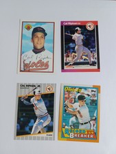 1989 Bowman #6, Donruss #51, Fleer #617, Topps #8, Cal Ripken Jr. (Lot of 4)