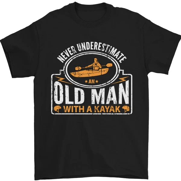 Kayaking Funny Mens T-shirt 100% Cotton