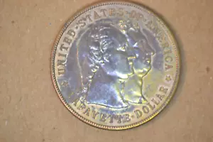 1900 Lafayette Dollar- BU with attractive questionable toning. - Picture 1 of 4