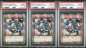 PSA 10 YU-GI-OH! #NYC1-JP001 BLUE-EYES WHITE DRAGON SEQ Ukiyo-e - Picture 1 of 2