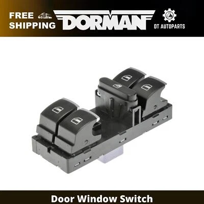 Interruptor de ventana de puerta delantera izquierda para Volkswagen GTI Dorman 2010-2014 2011 2012 2013 Foto 1 de 4