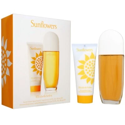 Elizabeth Arden Sunflowers Set 100 ml Eau de Toilette EDT & 100 ml Bodylotion