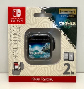 Official Japan Ex. Nintendo Switch 2 Card Pod Game Case 3DS Zelda Tears Kingdom - Picture 1 of 1