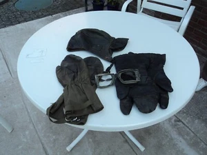 Original Motorrad Sturmhaube mit Sturmbrille u. Überhandschuhen - Bild 1 von 5