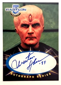 Babylon 5 Profile Autogramm Serie Martin Sheen Soul Hunter A2 Sammelkarte - Bild 1 von 12