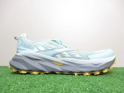 Brooks Cascadia 19 Womens Size 8 Medium B Clearwater Grey Apricot 1204461B437 - Image 1 of 4