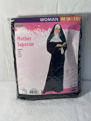 Fun World Mother Superior 4 Piece Set Women’s Medium 8-10 Costume New - Image 1 of 4