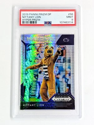 2019 Panini Prizm Draft Picks Hyper Prizm #56 Nittany Lion /75 PSA 9 Penn State - Image 1 of 2