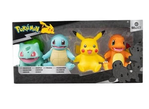 Pokémon Pikachu Charmander, Bulbasaur und Squirtle 4 Action Figuren Set 4 Stück - Bild 1 von 17