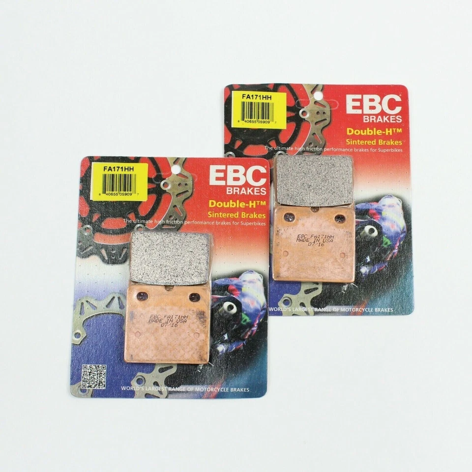 EBC HH Sintered Brake Pad Set for 1988-1995 BMW R 100 RT R100RT Front 2 Pair - Image 1 of 1