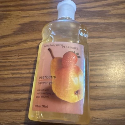 Bath Body Works Pearberry Shower Gel 10 oz BBW NEW Dicontinued Rare - Image 1 of 2