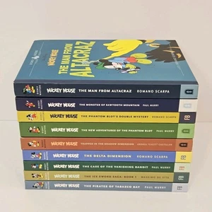 SET BESTEHEND AUS 9 MICKEY MOUSE Disney Masters Fantagraphics Comics Scarpa Hardcover - Bild 1 von 17
