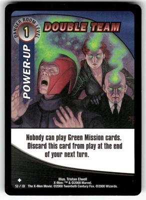 2000 The X-Men Movie TCG Trading Card Game #52/131 Double Team - Image 1 of 4