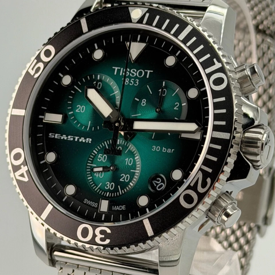 Tissot Seastar 1000 Green Men's Watch - T120.417.11.091.00
