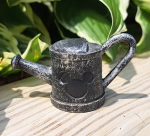 Disney Mickey Mouise Mini Watering Can - Metal / Pewter Vintage Collectible - Picture 1 of 7